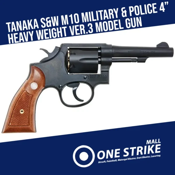 TANAKA WORKS 発火式モデルガン S&W M10 Military&Police 2インチ HW